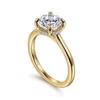 Gabriel & Co 7.4 Engagement Ring 14K Yellow Gold Classic ER16340R6Y44JJ