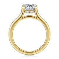 Gabriel & Co 8 Engagement Ring 14K Yellow Gold Classic ER16340R8Y44JJ