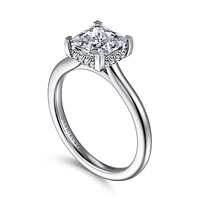 Gabriel & Co 6.5 Engagement Ring 14K White Gold Classic ER16340S6W44JJ