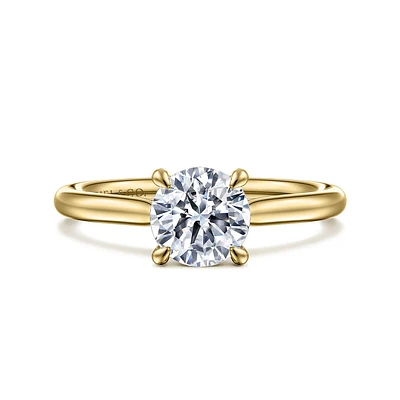 Gabriel & Co 6.5 Engagement Ring 14K Yellow Gold Contemporary ER16355R4Y4JJJ