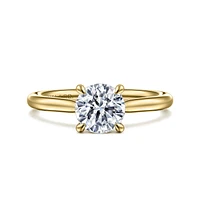 Gabriel & Co 6.5 Engagement Ring 14K Yellow Gold Contemporary ER16355R4Y4JJJ