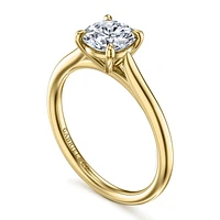 Gabriel & Co 6.5 Engagement Ring 14K Yellow Gold Contemporary ER16355R4Y4JJJ