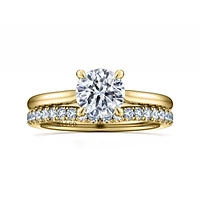 Gabriel & Co 6.5 Engagement Ring 14K Yellow Gold Contemporary ER16355R4Y4JJJ