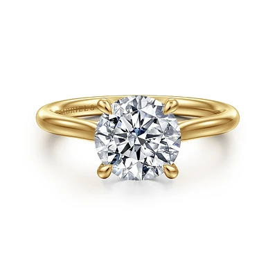 Gabriel & Co 8 Engagement Ring 14K Yellow Gold Contemporary ER16355R8Y4JJJ