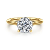 Gabriel & Co 8 Engagement Ring 14K Yellow Gold Contemporary ER16355R8Y4JJJ