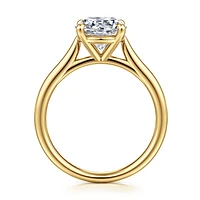 Gabriel & Co 8 Engagement Ring 14K Yellow Gold Contemporary ER16355R8Y4JJJ