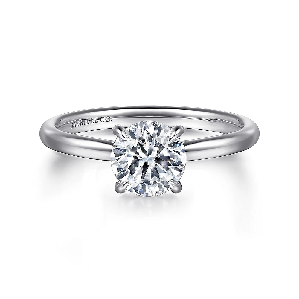 Gabriel & Co 6.5 Engagement Ring 14K White Gold Classic ER16356R4W44JJ