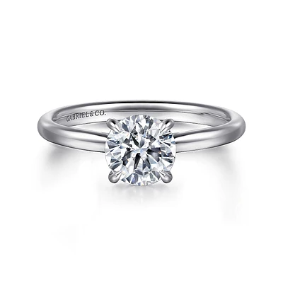 Gabriel & Co 6.5 Engagement Ring 14K White Gold Classic ER16356R4W44JJ