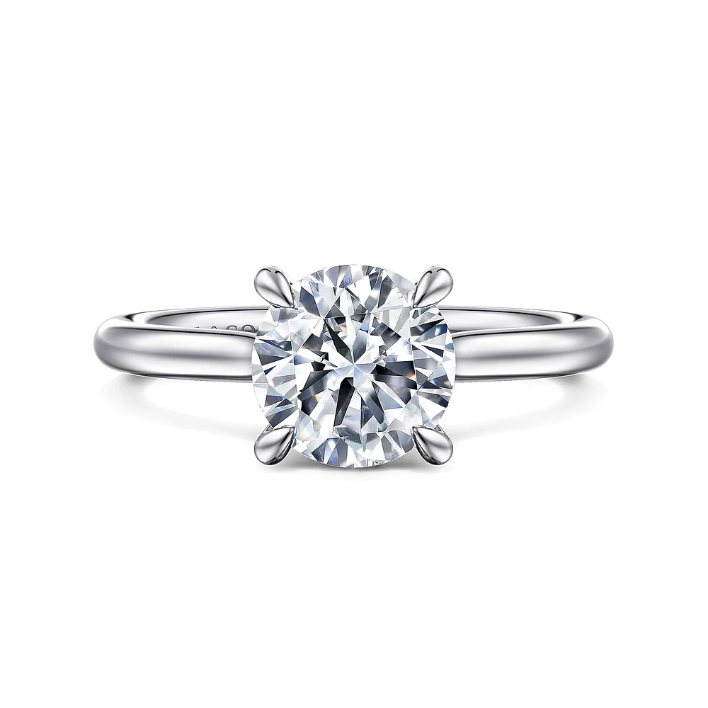 Gabriel & Co 7.4 Engagement Ring 14K White Gold Classic ER16356R6W44JJ