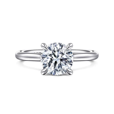 Gabriel & Co 7.4 Engagement Ring 14K White Gold Classic ER16356R6W44JJ
