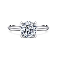 Gabriel & Co 7.4 Engagement Ring 14K White Gold Classic ER16356R6W44JJ