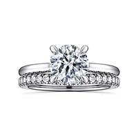 Gabriel & Co 7.4 Engagement Ring 14K White Gold Classic ER16356R6W44JJ