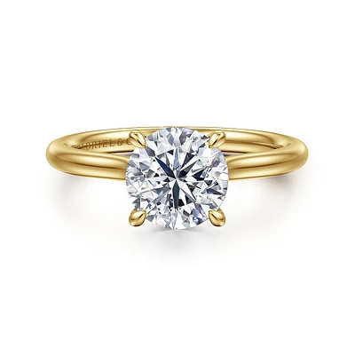 Gabriel & Co 7.4 Engagement Ring 14K Yellow Gold Classic ER16356R6Y44JJ