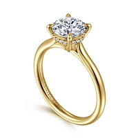Gabriel & Co 7.4 Engagement Ring 14K Yellow Gold Classic ER16356R6Y44JJ
