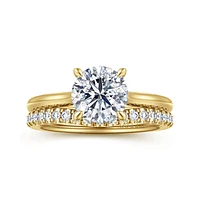 Gabriel & Co 7.4 Engagement Ring 14K Yellow Gold Classic ER16356R6Y44JJ