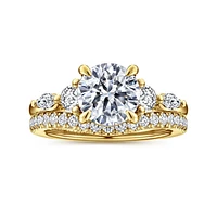 Gabriel & Co 8 Engagement Ring 14K Yellow Gold Contemporary ER16406R8Y44JJ