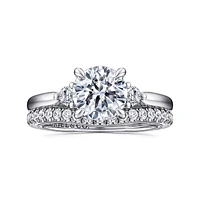 Gabriel & Co 7.4 Engagement Ring 14K White Gold Classic ER16412R6W44JJ
