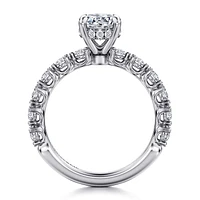 Gabriel & Co 6.5 Engagement Ring 14K White Gold Contemporary ER16419R4W44JJ