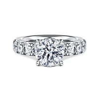 Gabriel & Co Engagement Ring 14K White Gold Classic ER16420R8W44JJ