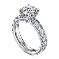 Gabriel & Co Engagement Ring 14K White Gold Classic ER16420R8W44JJ