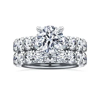 Gabriel & Co Engagement Ring 14K White Gold Classic ER16420R8W44JJ