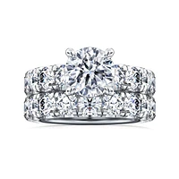 Gabriel & Co Engagement Ring 14K White Gold Classic ER16421R8W44JJ