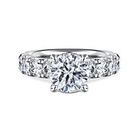 Gabriel & Co Engagement Ring 14K White Gold Classic ER16422R8W44JJ