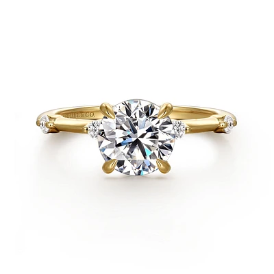 Gabriel & Co 8.5 Engagement Ring 14K Yellow Gold Contemporary ER16431R10Y44JJ