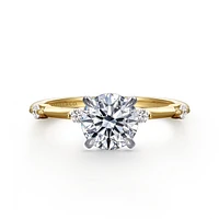 Gabriel & Co 6.5 Engagement Ring 14K Gold Contemporary ER16431R4M44JJ