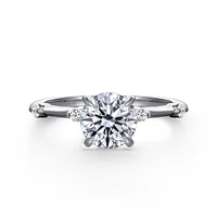 Gabriel & Co 6.5 Engagement Ring 14K White Gold Contemporary ER16431R4W44JJ