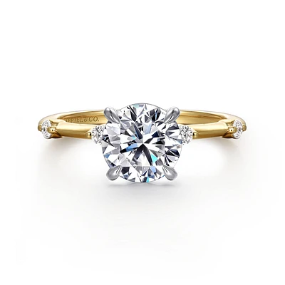 Gabriel & Co 7.4 Engagement Ring 14K Gold Contemporary ER16431R6M44JJ