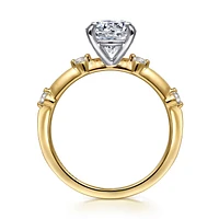 Gabriel & Co 7.4 Engagement Ring 14K Gold Contemporary ER16431R6M44JJ