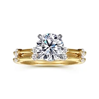 Gabriel & Co 7.4 Engagement Ring 14K Gold Contemporary ER16431R6M44JJ
