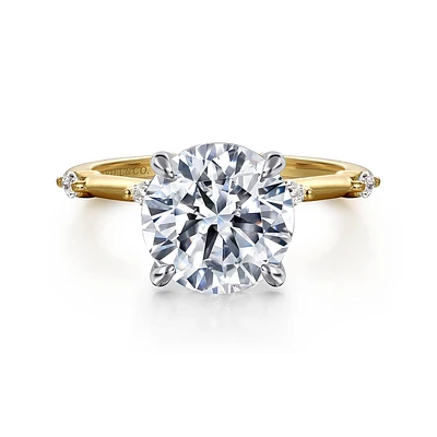 Gabriel & Co 9 Engagement Ring 14K Gold Starlight ER16432R12M43JJ