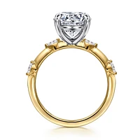 Gabriel & Co 9 Engagement Ring 14K Gold Starlight ER16432R12M43JJ