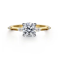 Gabriel & Co 6.5 Engagement Ring 14K Gold Starlight ER16432R4M43JJ