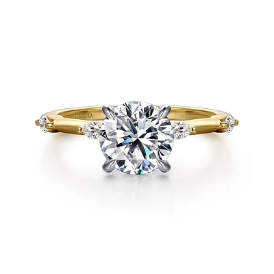 Gabriel & Co 7.4 Engagement Ring 14K Gold Starlight ER16432R6M43JJ