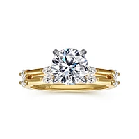 Gabriel & Co 7.4 Engagement Ring 14K Gold Starlight ER16432R6M43JJ