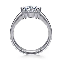 Gabriel & Co 7.4 Engagement Ring 14K White Gold Contemporary ER16433R6W4JJJ