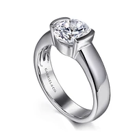 Gabriel & Co 7.4 Engagement Ring 14K White Gold Contemporary ER16433R6W4JJJ