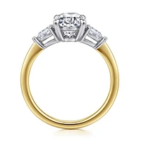 Gabriel & Co 10.5X7 Engagement Ring 14K Gold Classic ER16437O8M44JJ