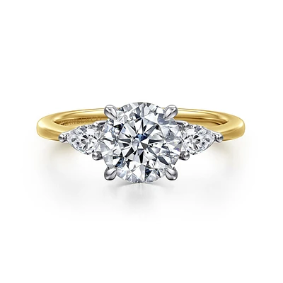 Gabriel & Co 7.4 Engagement Ring 14K Gold Classic ER16437R6M44JJ