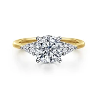 Gabriel & Co 7.4 Engagement Ring 14K Gold Classic ER16437R6M44JJ