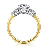 Gabriel & Co 7.4 Engagement Ring 14K Gold Classic ER16437R6M44JJ