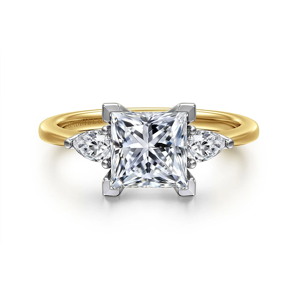 Gabriel & Co 6.5 Engagement Ring 14K Gold Classic ER16437S6M44JJ