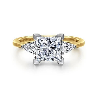 Gabriel & Co 6.5 Engagement Ring 14K Gold Classic ER16437S6M44JJ