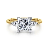 Gabriel & Co 6.5 Engagement Ring 14K Gold Classic ER16437S6M44JJ