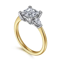 Gabriel & Co 6.5 Engagement Ring 14K Gold Classic ER16437S6M44JJ