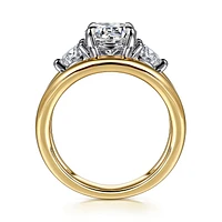 Gabriel & Co 7.4 Engagement Ring 14K Gold Contemporary ER16444R6M44JJ