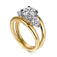 Gabriel & Co 7.4 Engagement Ring 14K Gold Contemporary ER16444R6M44JJ